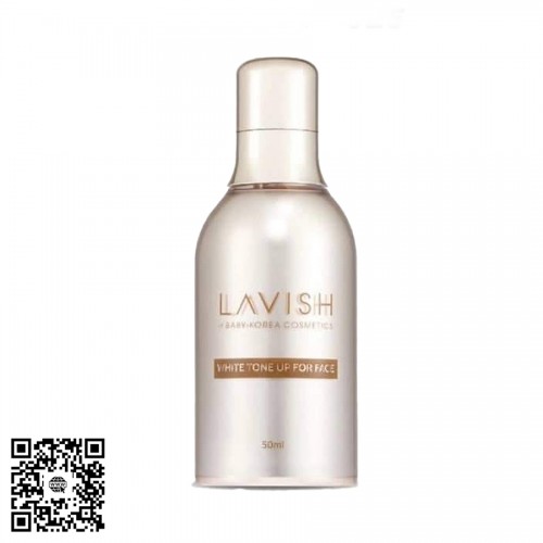 Kem Dưỡng Trắng Da White Tone Up For Face Lavish H Baby, Thay Thế Make Up Hàn Quốc 50ml